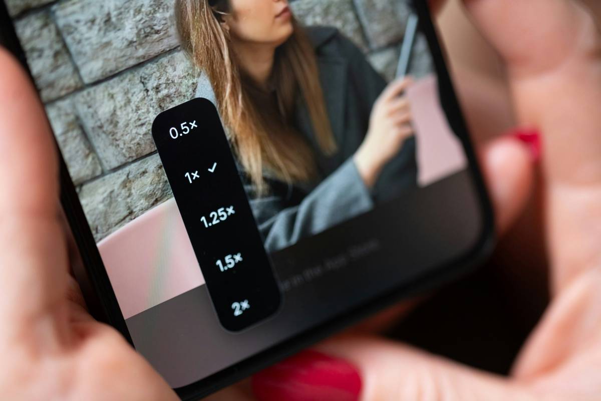 Woman using adhd cognitive app tool on tablet during morning routine